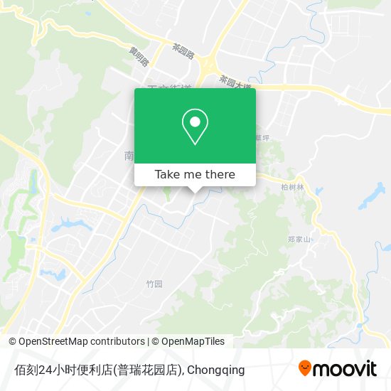 佰刻24小时便利店(普瑞花园店) map