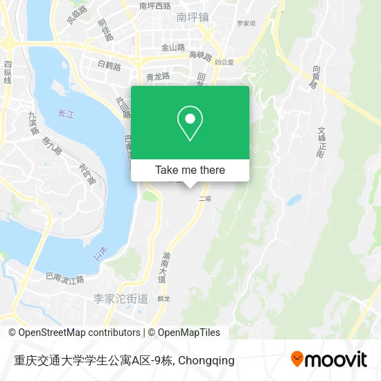 重庆交通大学学生公寓A区-9栋 map