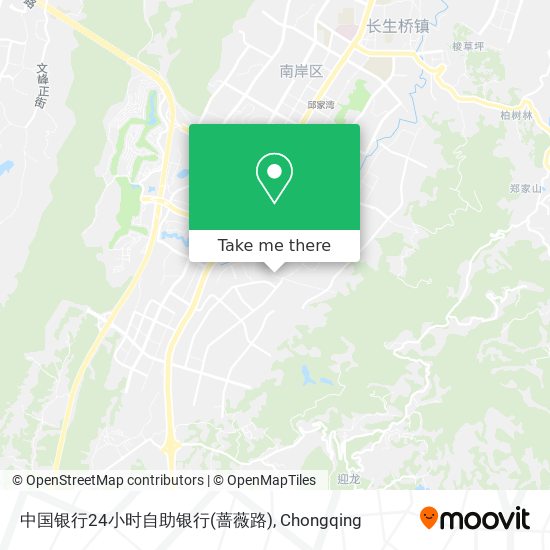 中国银行24小时自助银行(蔷薇路) map