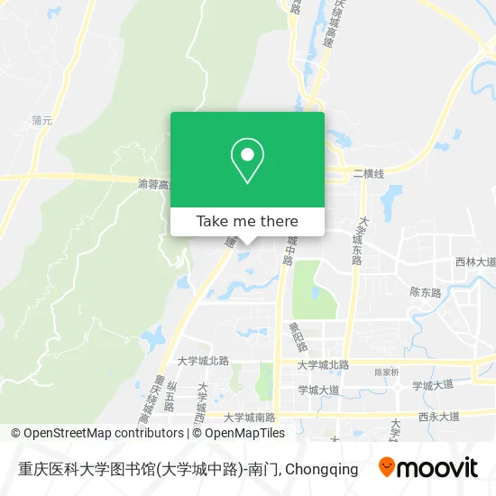 重庆医科大学图书馆(大学城中路)-南门 map