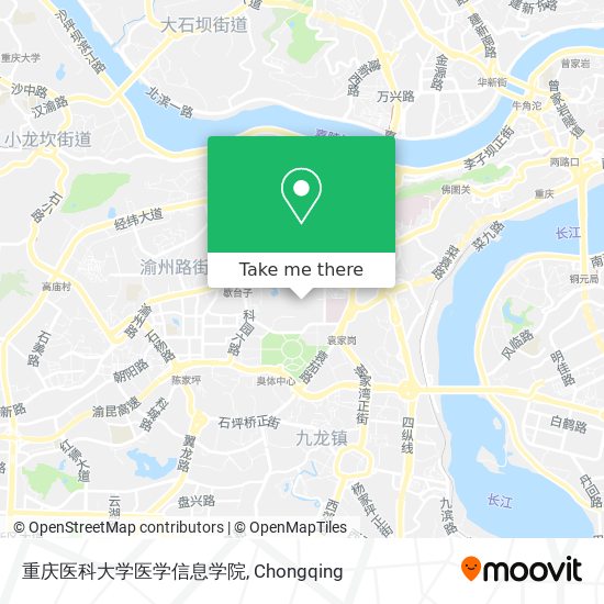 重庆医科大学医学信息学院 map