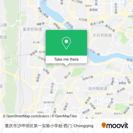 重庆市沙坪坝区第一实验小学校-西门 map