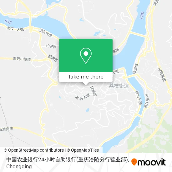 中国农业银行24小时自助银行(重庆涪陵分行营业部) map