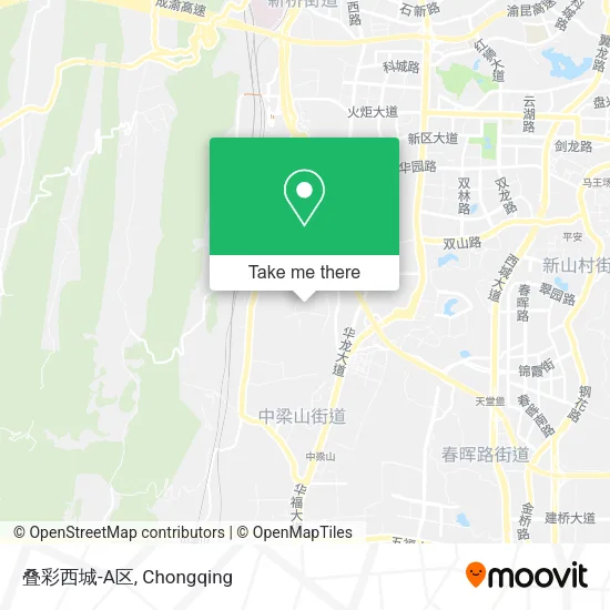 叠彩西城-A区 map