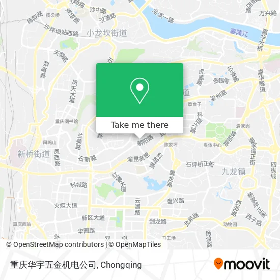 重庆华宇五金机电公司 map