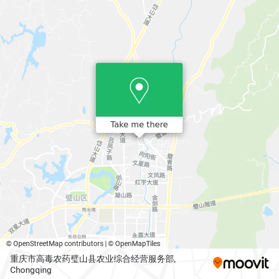 重庆市高毒农药璧山县农业综合经营服务部 map