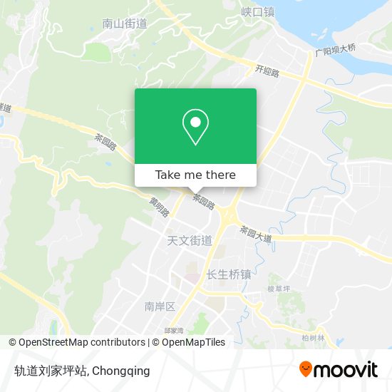 轨道刘家坪站 map
