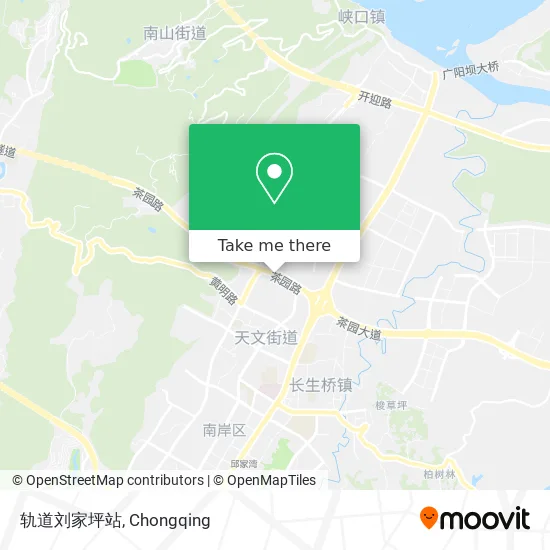 轨道刘家坪站 map