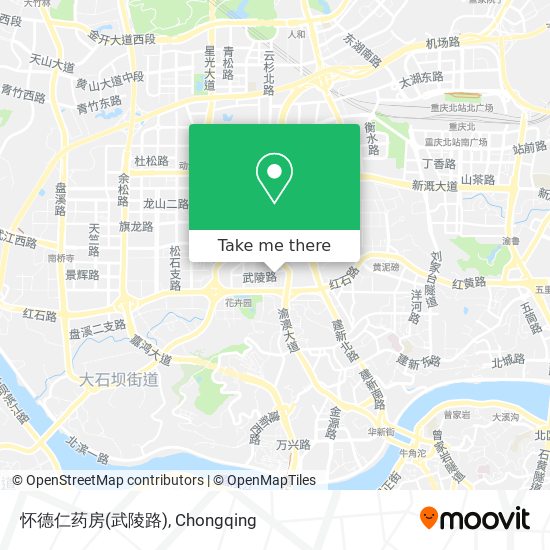 怀德仁药房(武陵路) map