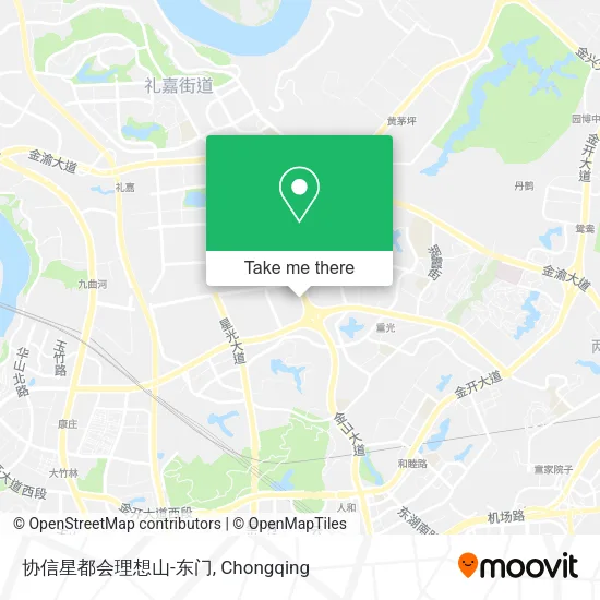 协信星都会理想山-东门 map