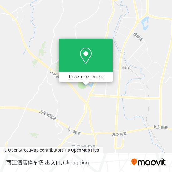 两江酒店停车场-出入口 map