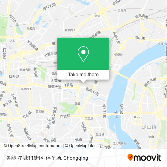 鲁能·星城11街区-停车场 map