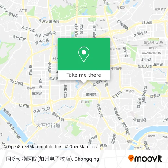 同济动物医院(加州电子校店) map
