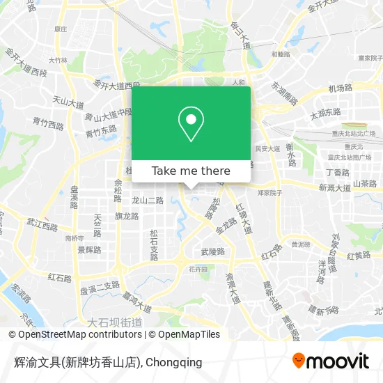 辉渝文具(新牌坊香山店) map