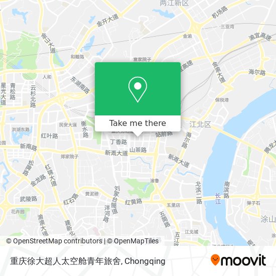 重庆徐大超人太空舱青年旅舍 map