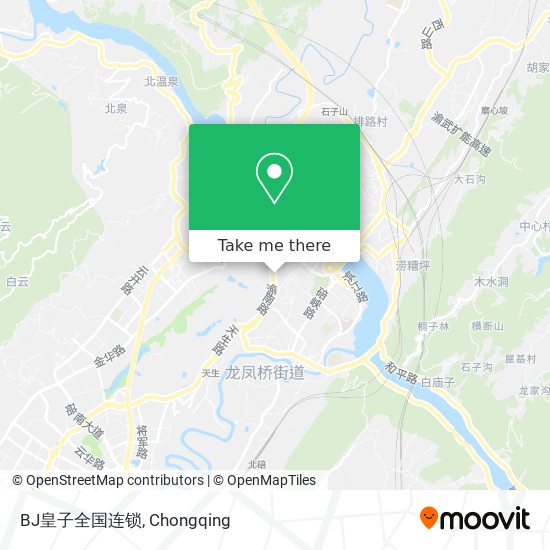 BJ皇子全国连锁 map