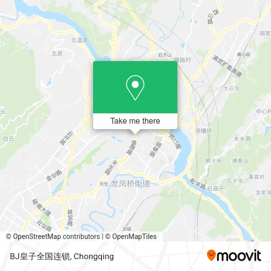 BJ皇子全国连锁 map