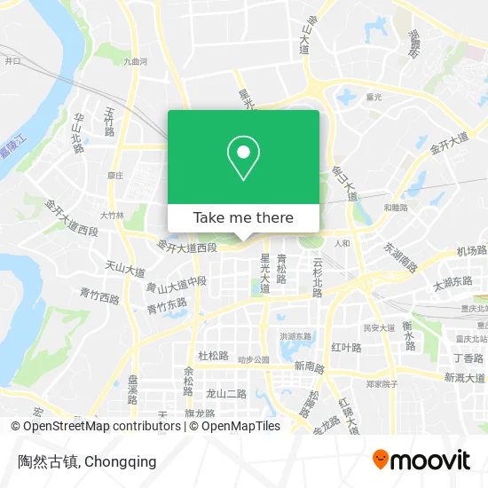 陶然古镇 map