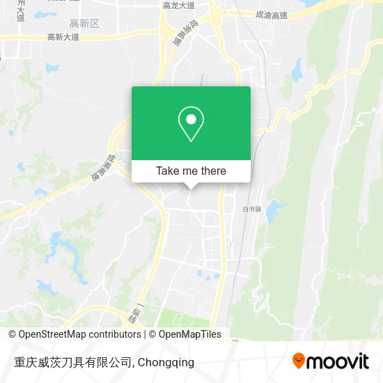 重庆威茨刀具有限公司 map