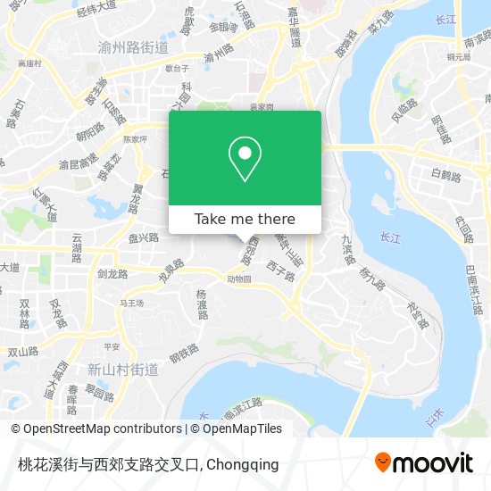 桃花溪街与西郊支路交叉口 map