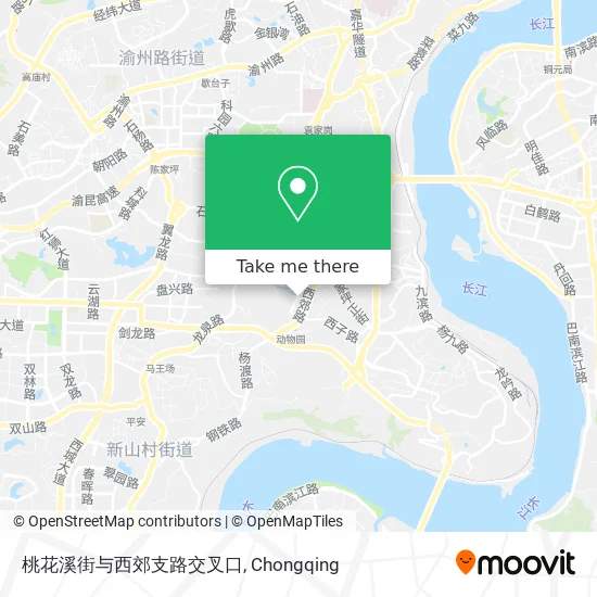 桃花溪街与西郊支路交叉口 map