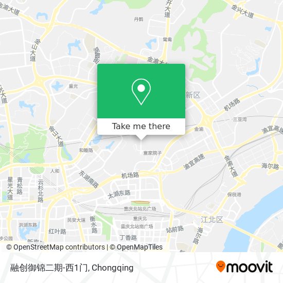 融创御锦二期-西1门 map