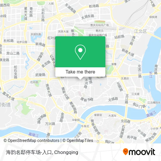 海韵名邸停车场-入口 map