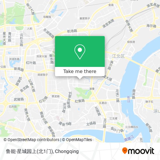 鲁能·星城园上(北1门) map