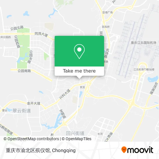 重庆市渝北区殡仪馆 map