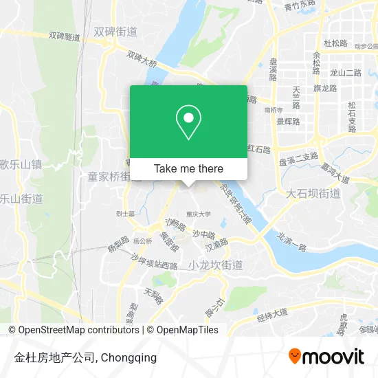 金杜房地产公司 map