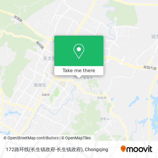 172路环线(长生镇政府-长生镇政府) map