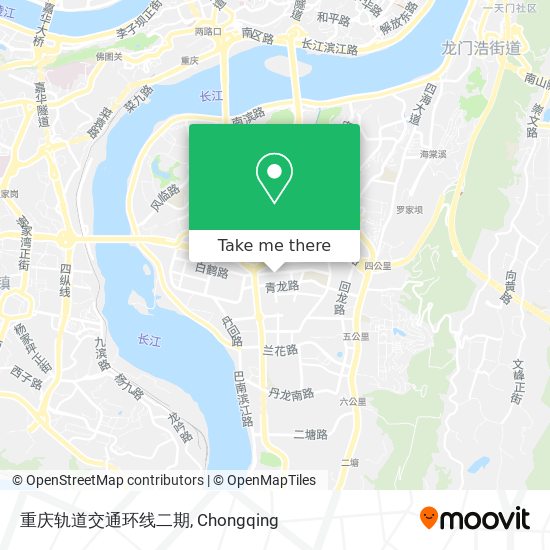 重庆轨道交通环线二期 map