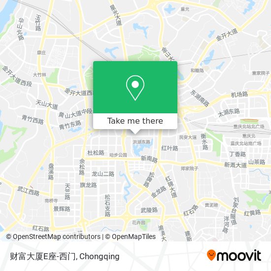 财富大厦E座-西门 map