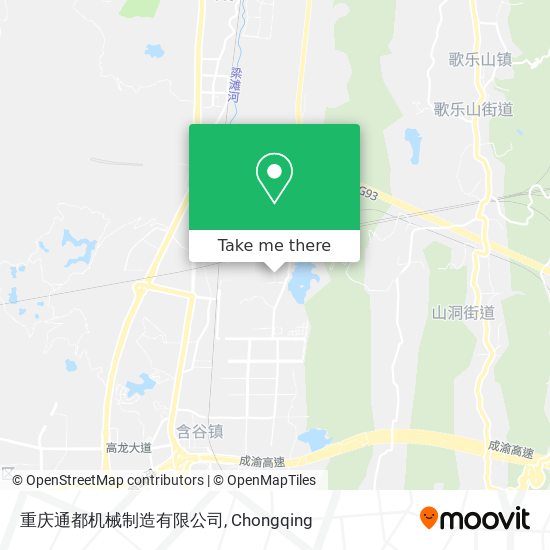 重庆通都机械制造有限公司 map