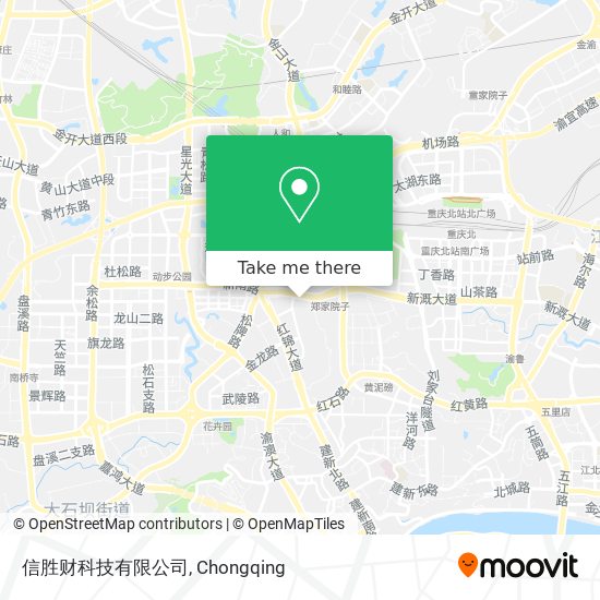 信胜财科技有限公司 map