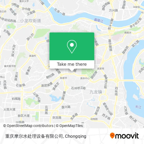 重庆摩尔水处理设备有限公司 map