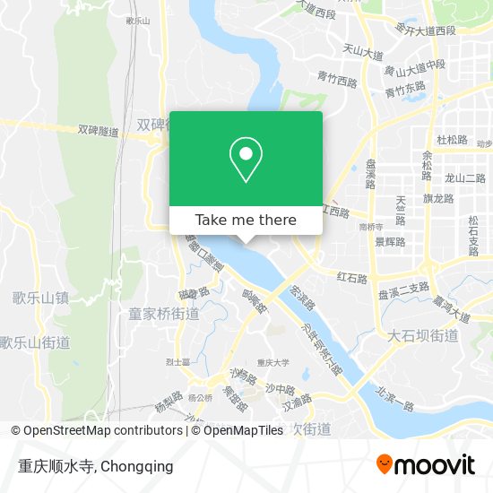 重庆顺水寺 map