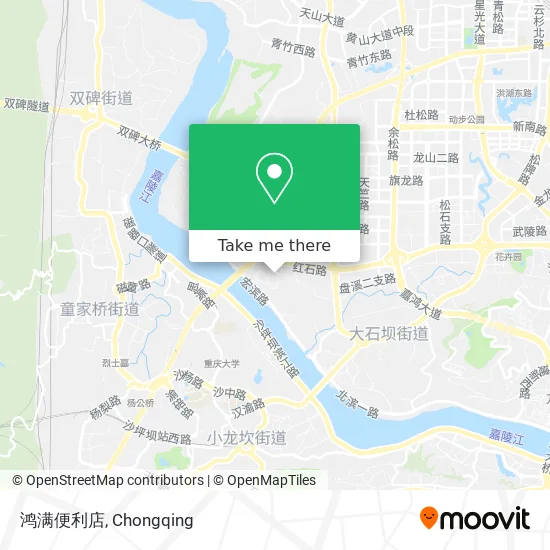 鸿满便利店 map