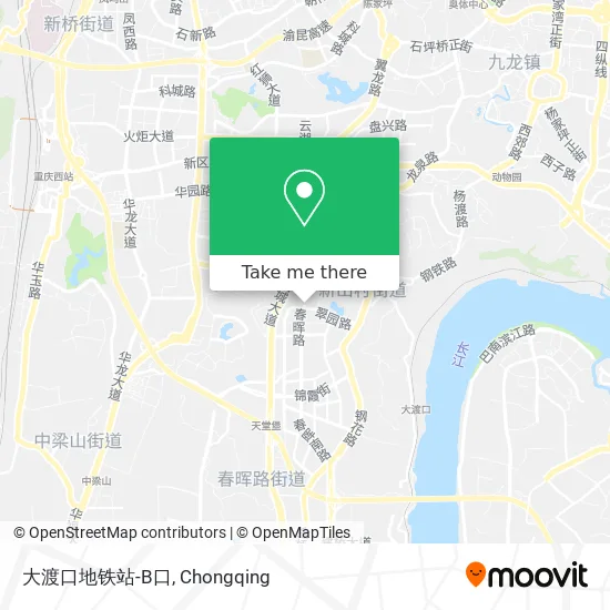 大渡口地铁站-B口 map