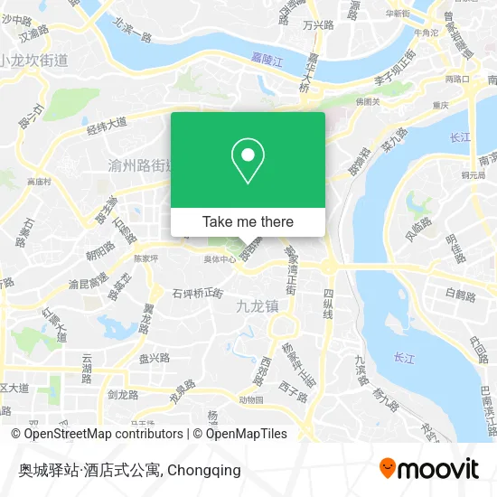 奥城驿站·酒店式公寓 map