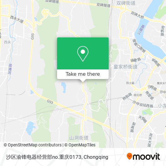 沙区渝锋电器经营部no.重庆0173 map