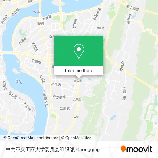 中共重庆工商大学委员会组织部 map