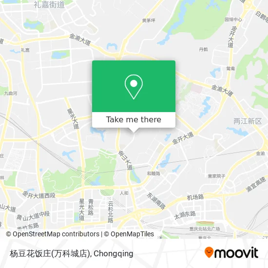 杨豆花饭庄(万科城店) map