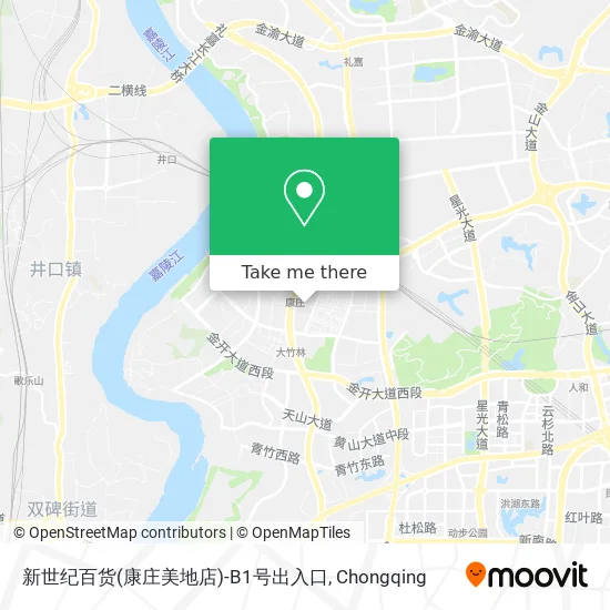 新世纪百货(康庄美地店)-B1号出入口 map