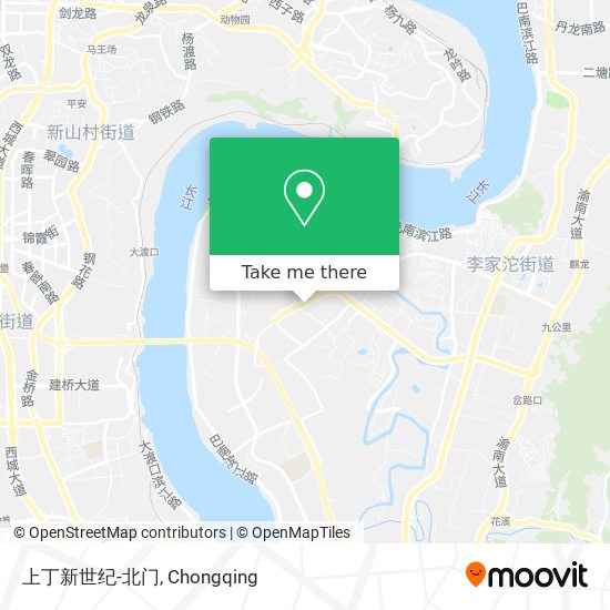 上丁新世纪-北门 map