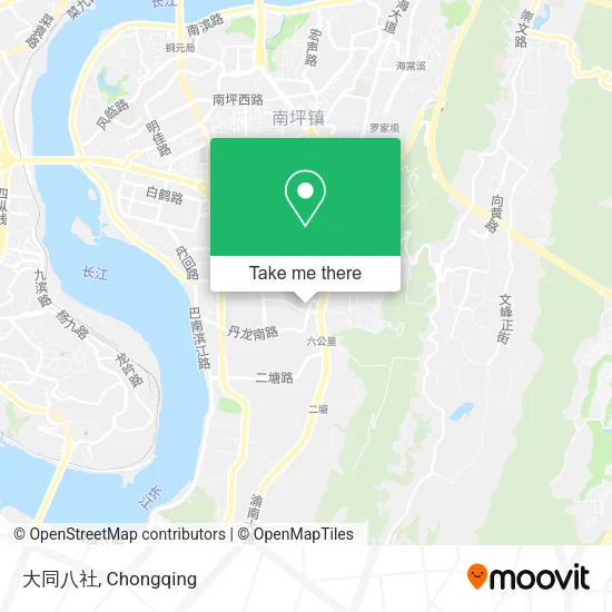 大同八社 map