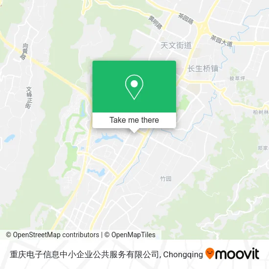 重庆电子信息中小企业公共服务有限公司 map