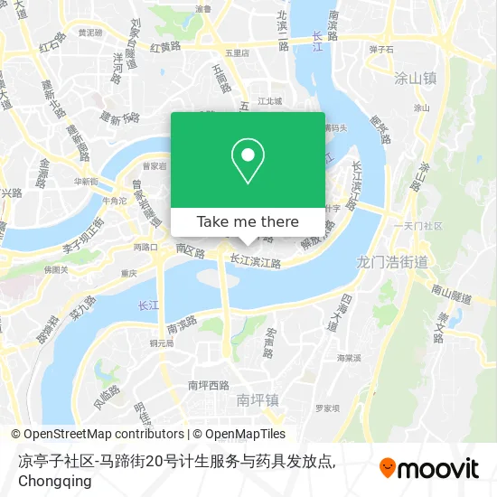 凉亭子社区-马蹄街20号计生服务与药具发放点 map