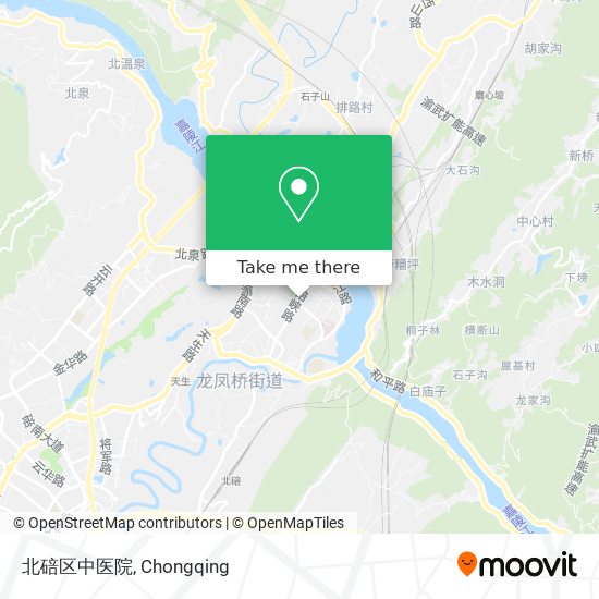 北碚区中医院 map