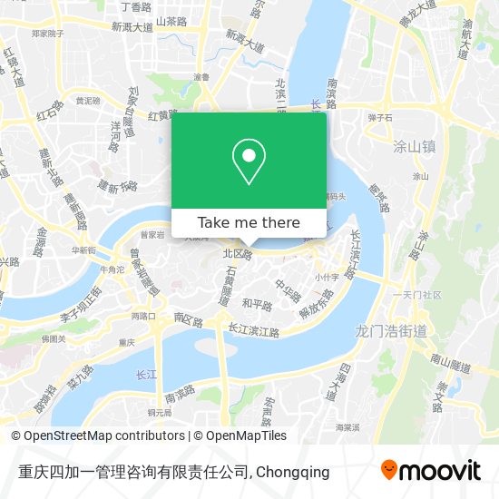 重庆四加一管理咨询有限责任公司 map